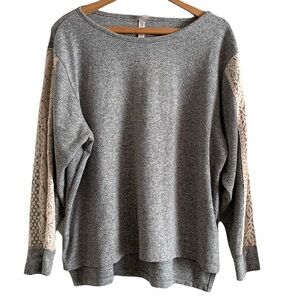FN BY Flora Nikrooz Gray Sweater Size XXL